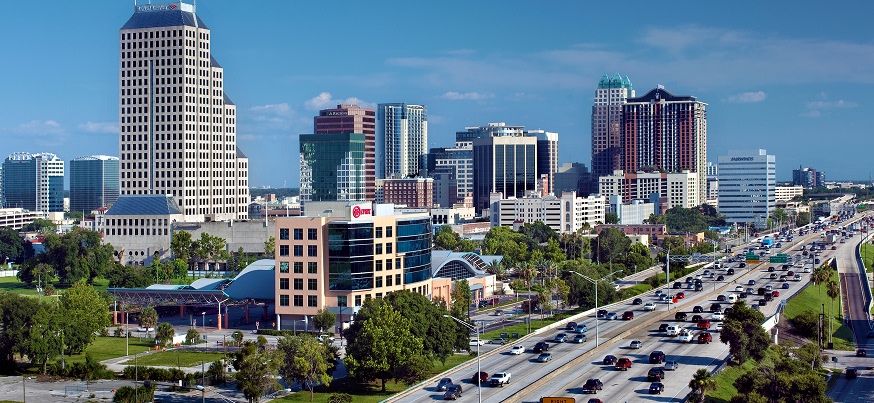 City landscape in Florida